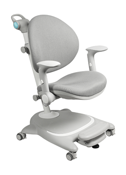 Детское кресло Agosto Grey Cubby (с подлокотниками, подставкой и чехлом)